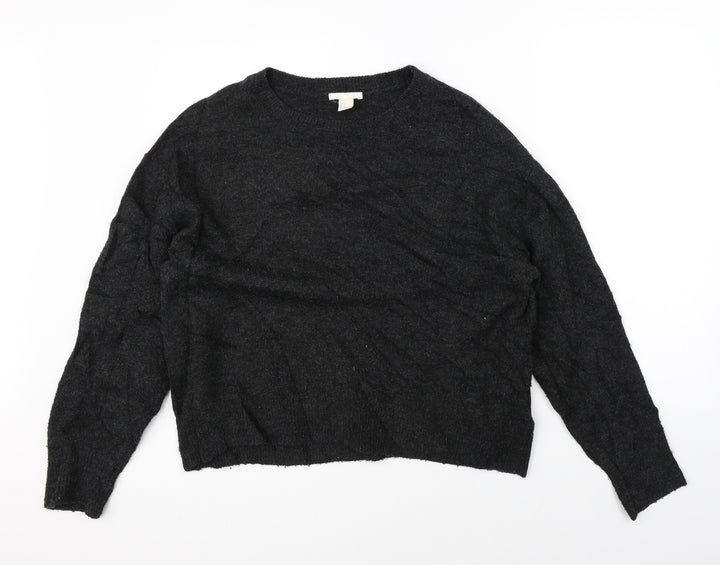 H&M Mens Grey   Pullover Jumper Size S