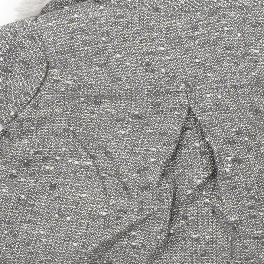 Preworn Girls Grey   Jacket  Size 9-12 Months