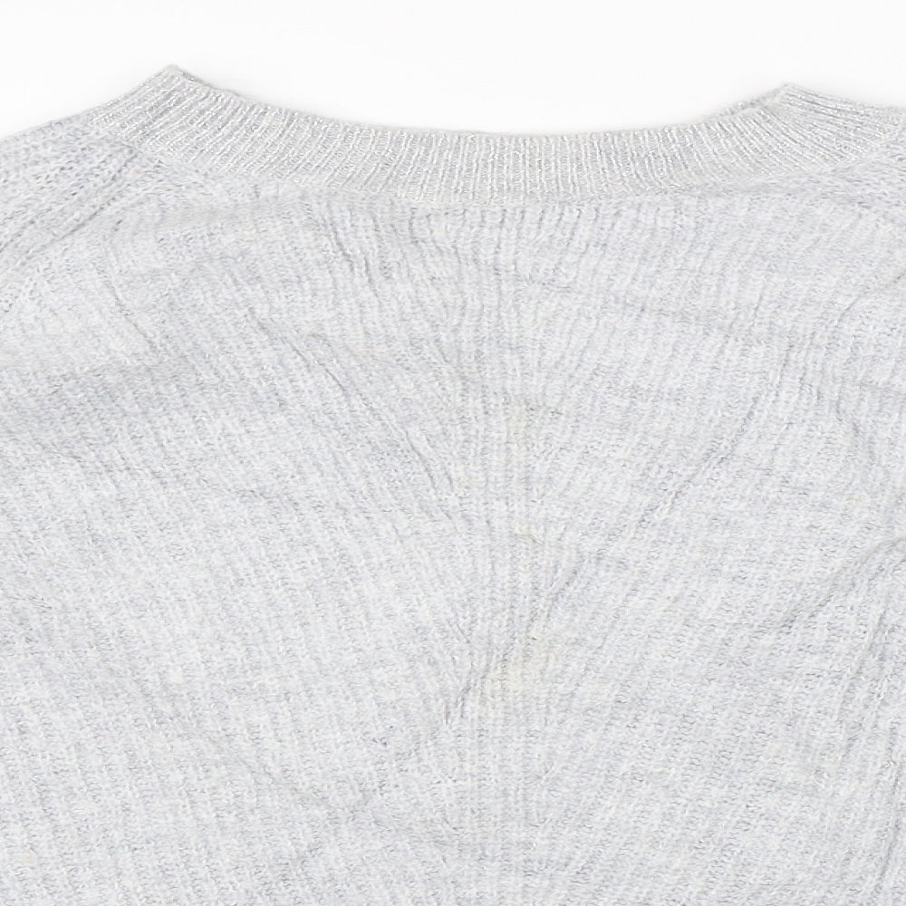 Marks & Spencer Womens Grey   Pullover Jumper Size M