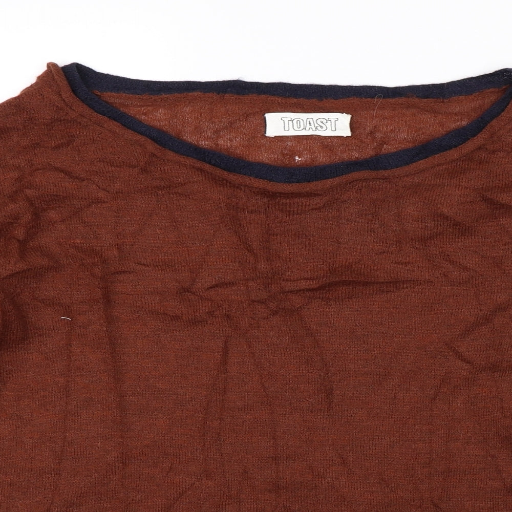 Toast Womens Brown   Pullover Jumper Size 16