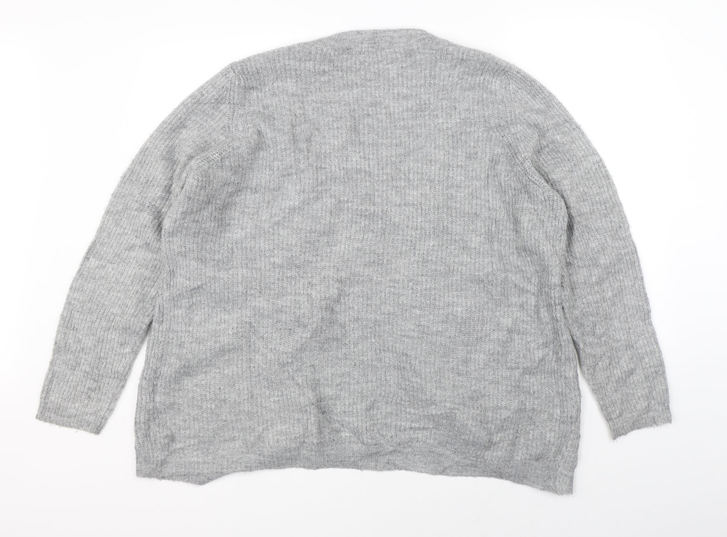 Bonmarché Womens Grey   Cardigan Jumper Size 20