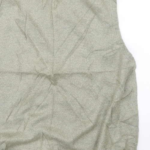 Geoffrey Beene Womens Green   Vest Jumper Size L