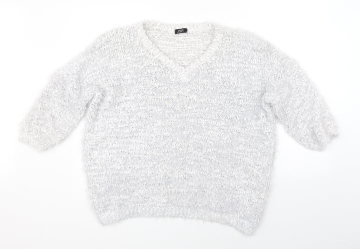 F&F Womens Grey   Pullover Jumper Size 16
