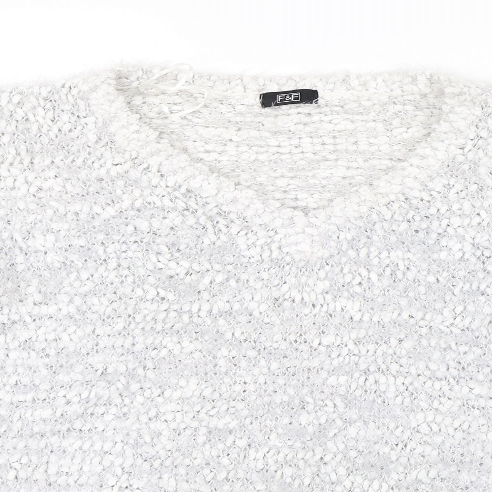 F&F Womens Grey   Pullover Jumper Size 16