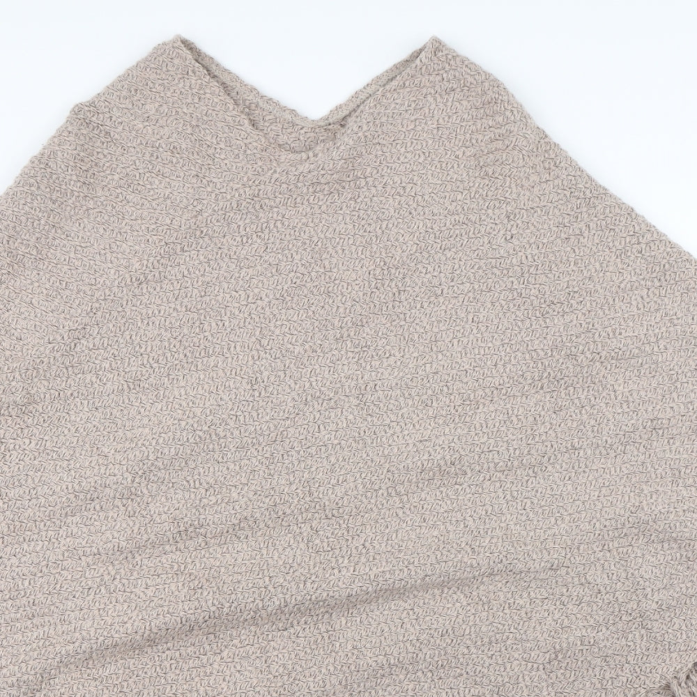 TU Womens Brown   Jacket Poncho One Size