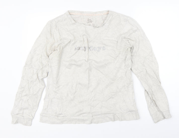 Love To Lounge Womens Grey   Pullover Jumper Size 12