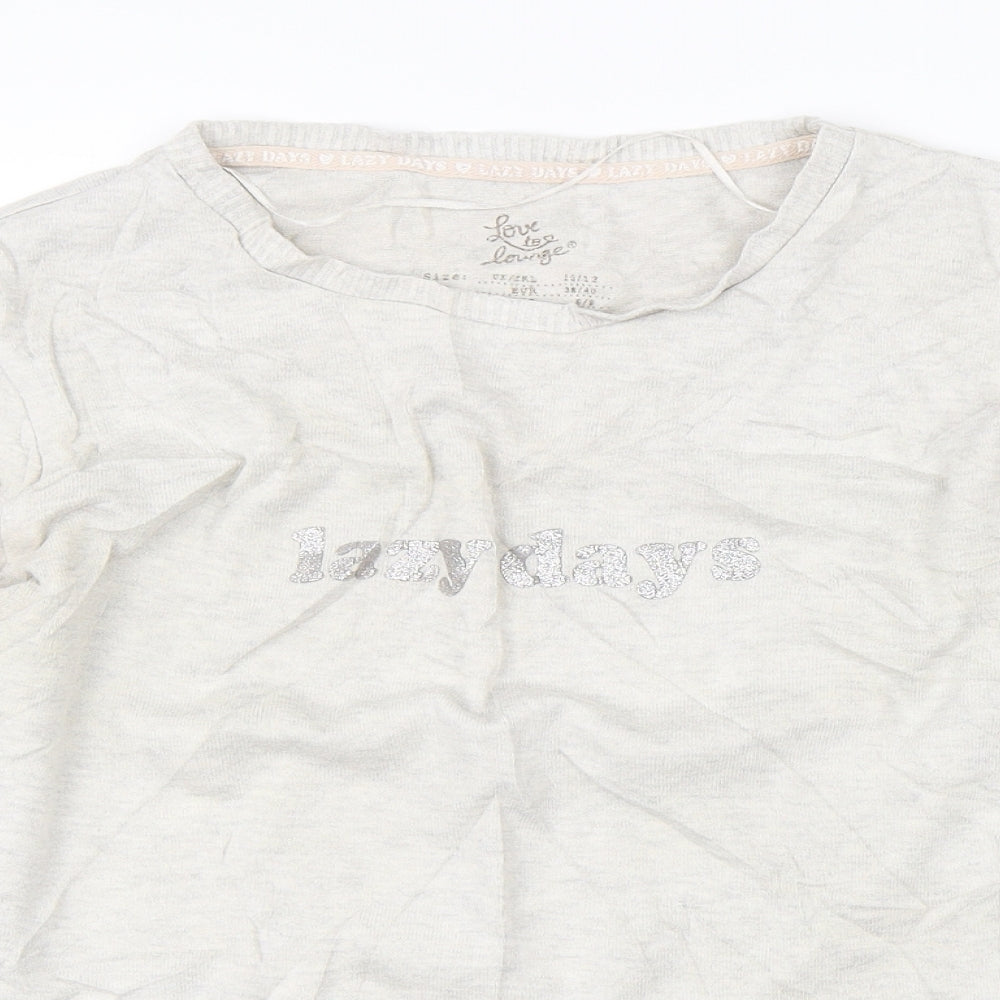 Love To Lounge Womens Grey   Pullover Jumper Size 12