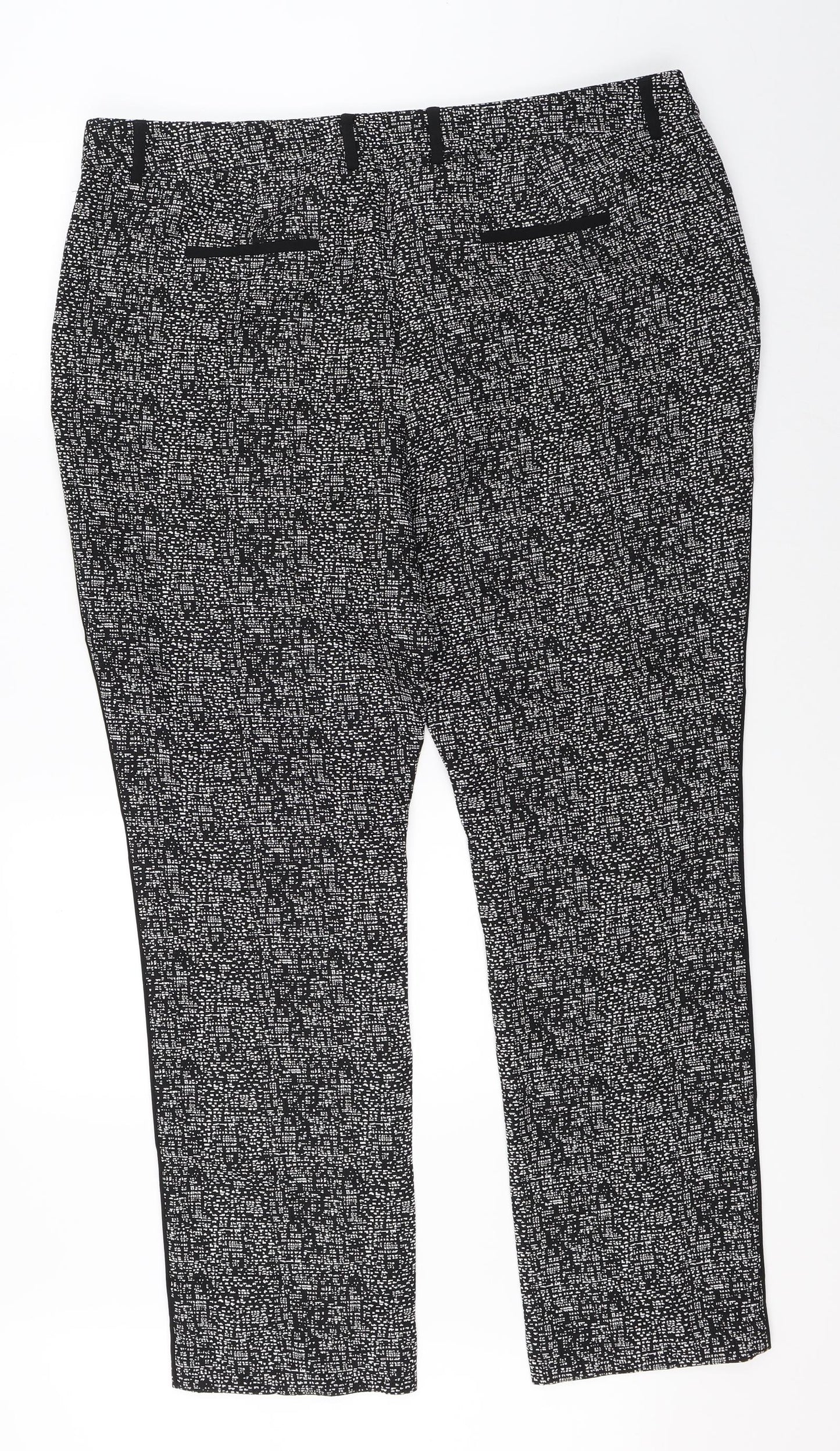 TU Womens Black   Trousers  Size 18 L29 in