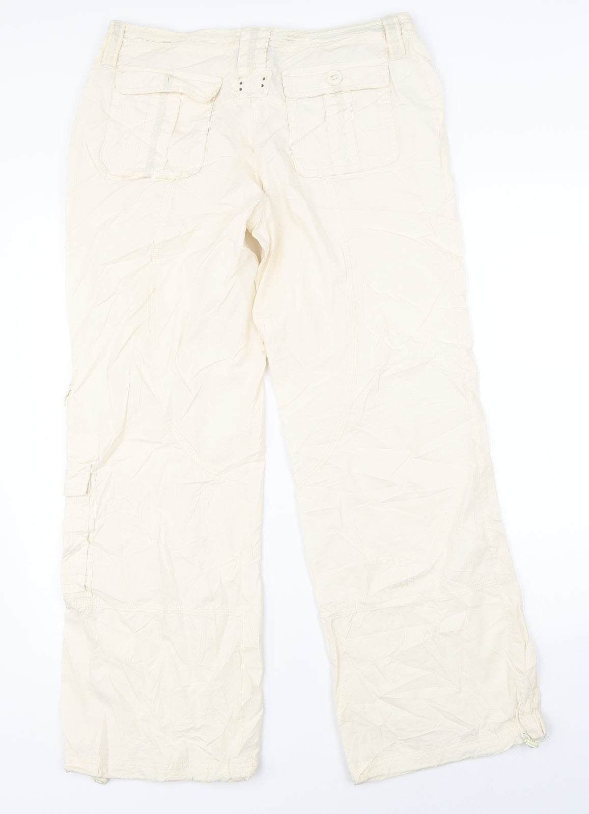 VIBE Womens Beige    Trousers Size 12 L29 in