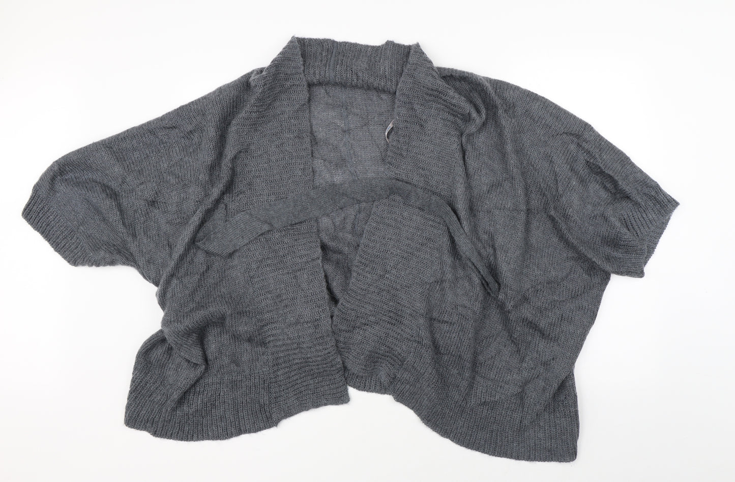 Oasis Womens Grey  Knit Cardigan Jumper Size M