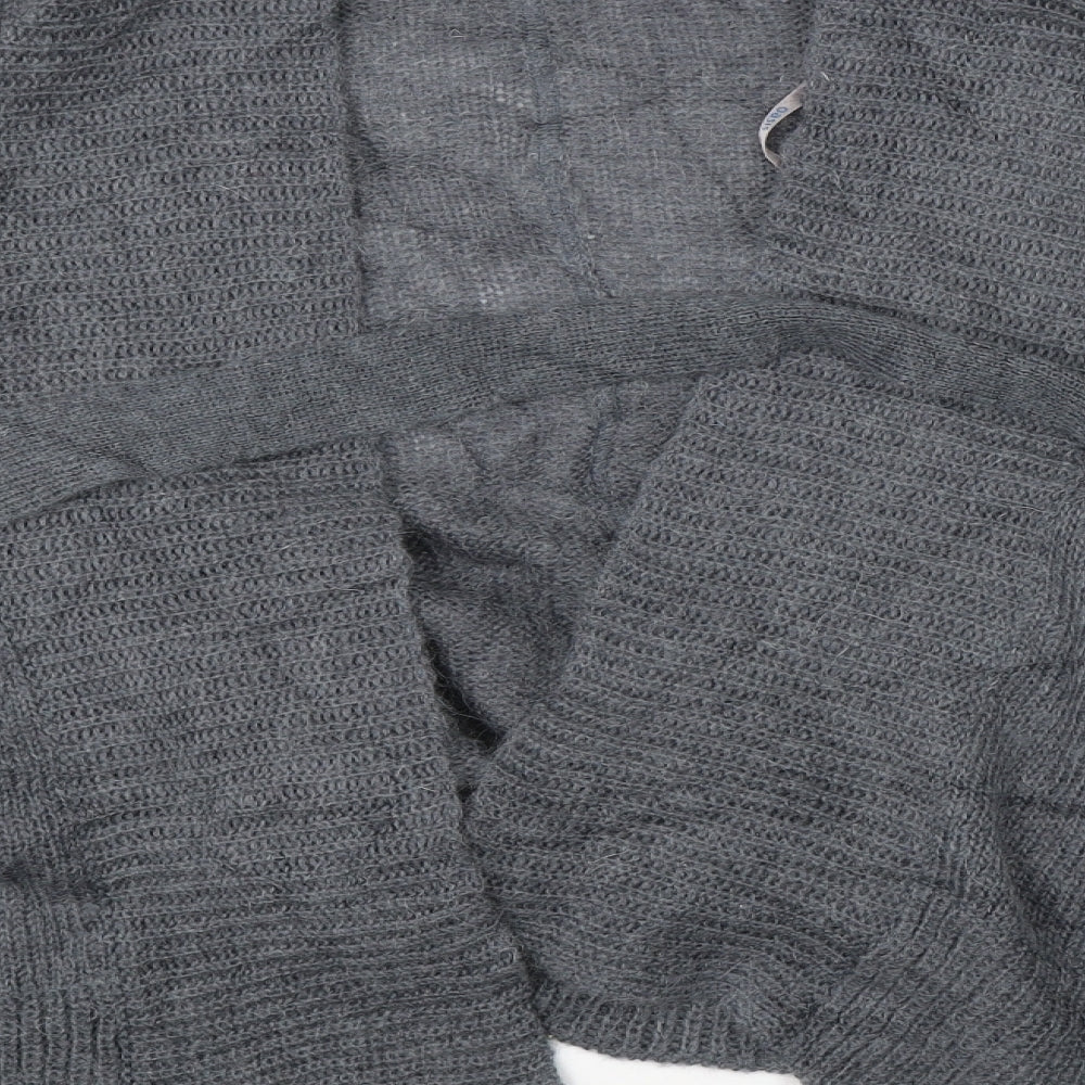 Oasis Womens Grey  Knit Cardigan Jumper Size M