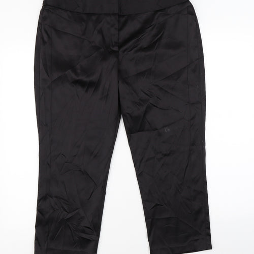 Nexy Womens Black   Trousers  Size 14 L21 in