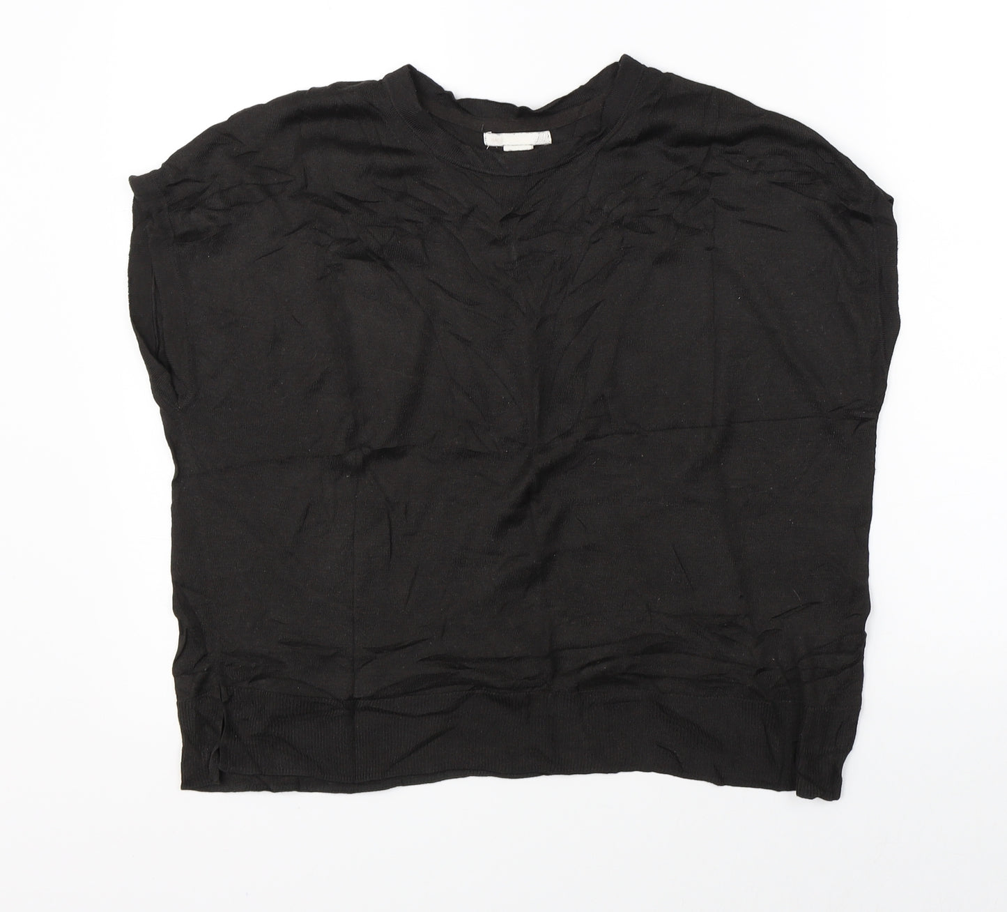 H&M Womens Black   Basic Blouse Size S