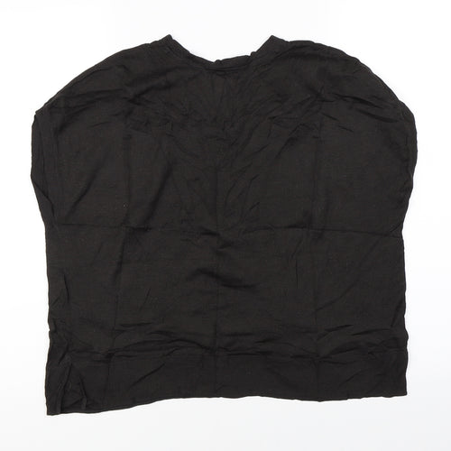 H&M Womens Black   Basic Blouse Size S