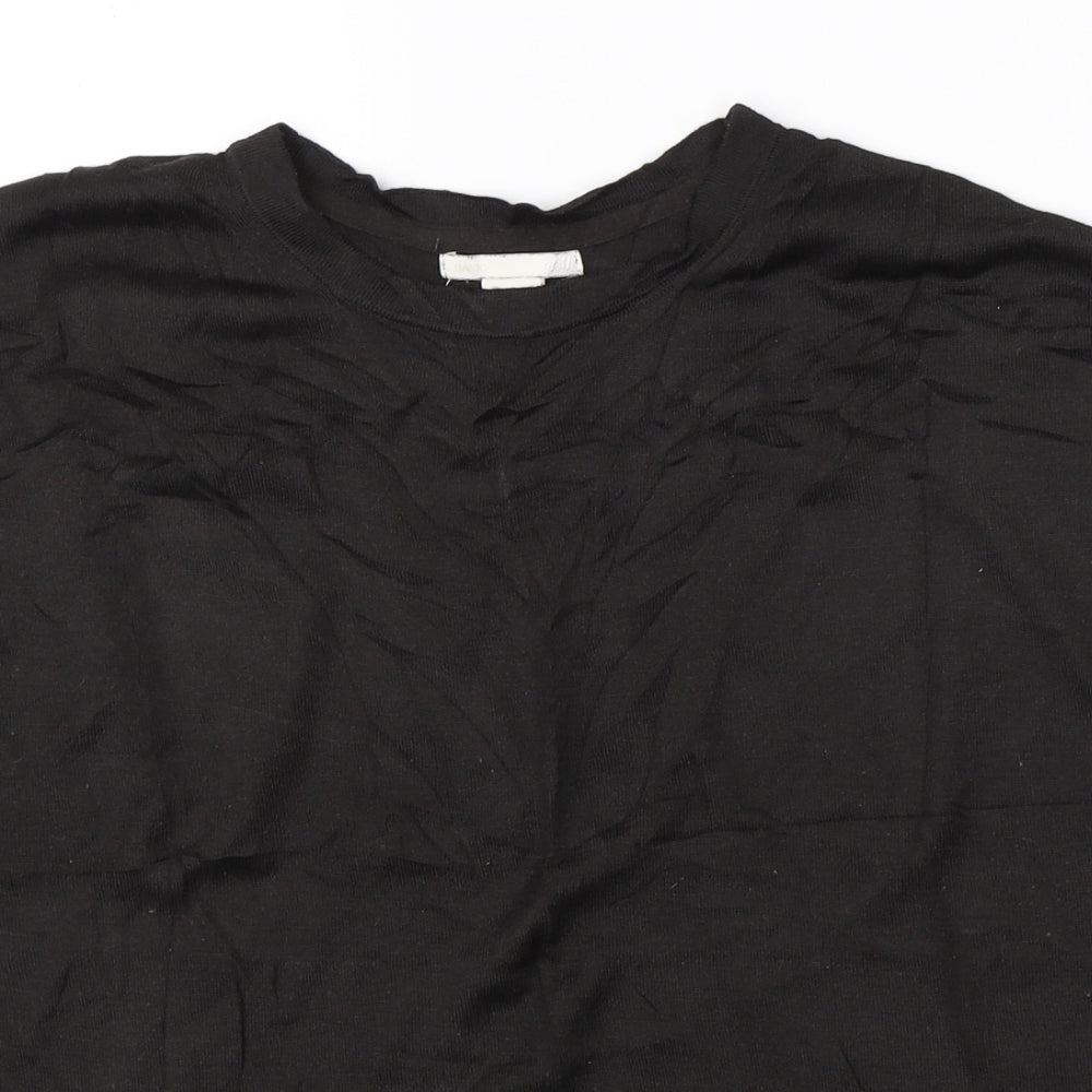 H&M Womens Black   Basic Blouse Size S