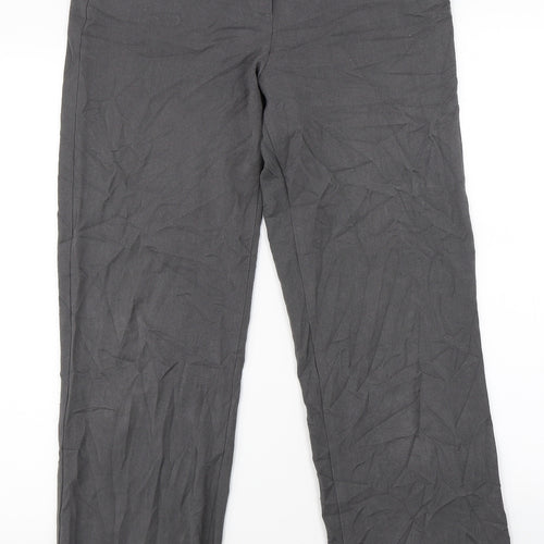 Marks & Spencer Womens Grey   Trousers  Size 10 L28 in