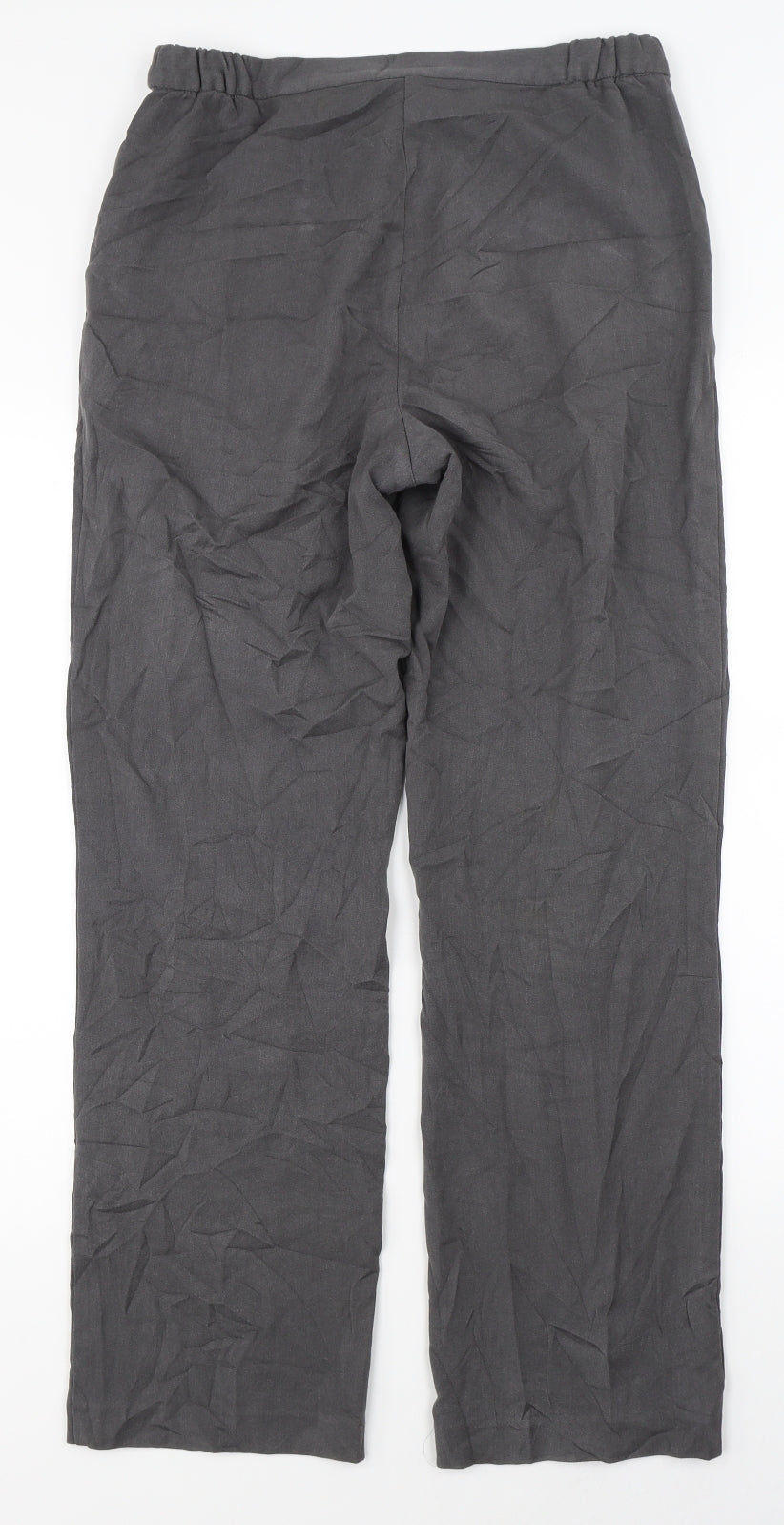 Marks & Spencer Womens Grey   Trousers  Size 10 L28 in