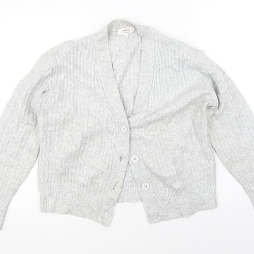 Grace & Mila Womens Grey   Cardigan Jumper Size S