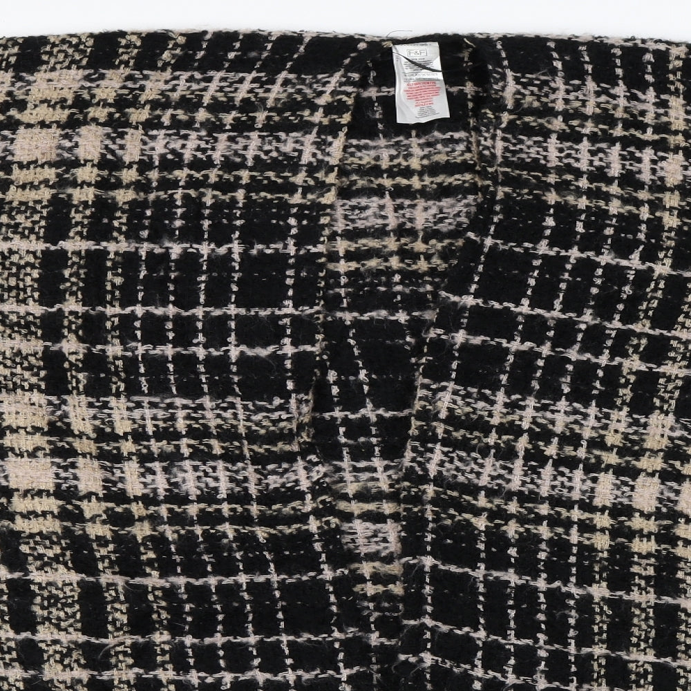 F&F Womens Multicoloured Striped  Cape Jumper One Size