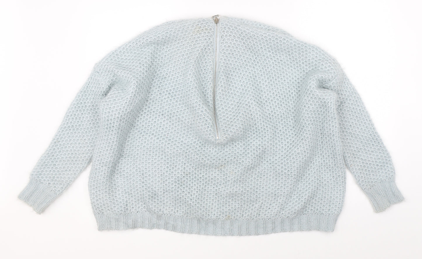 QED London Womens Blue  Knit Pullover Jumper Size S