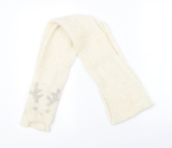 TU Womens Beige  Knit  Scarf
