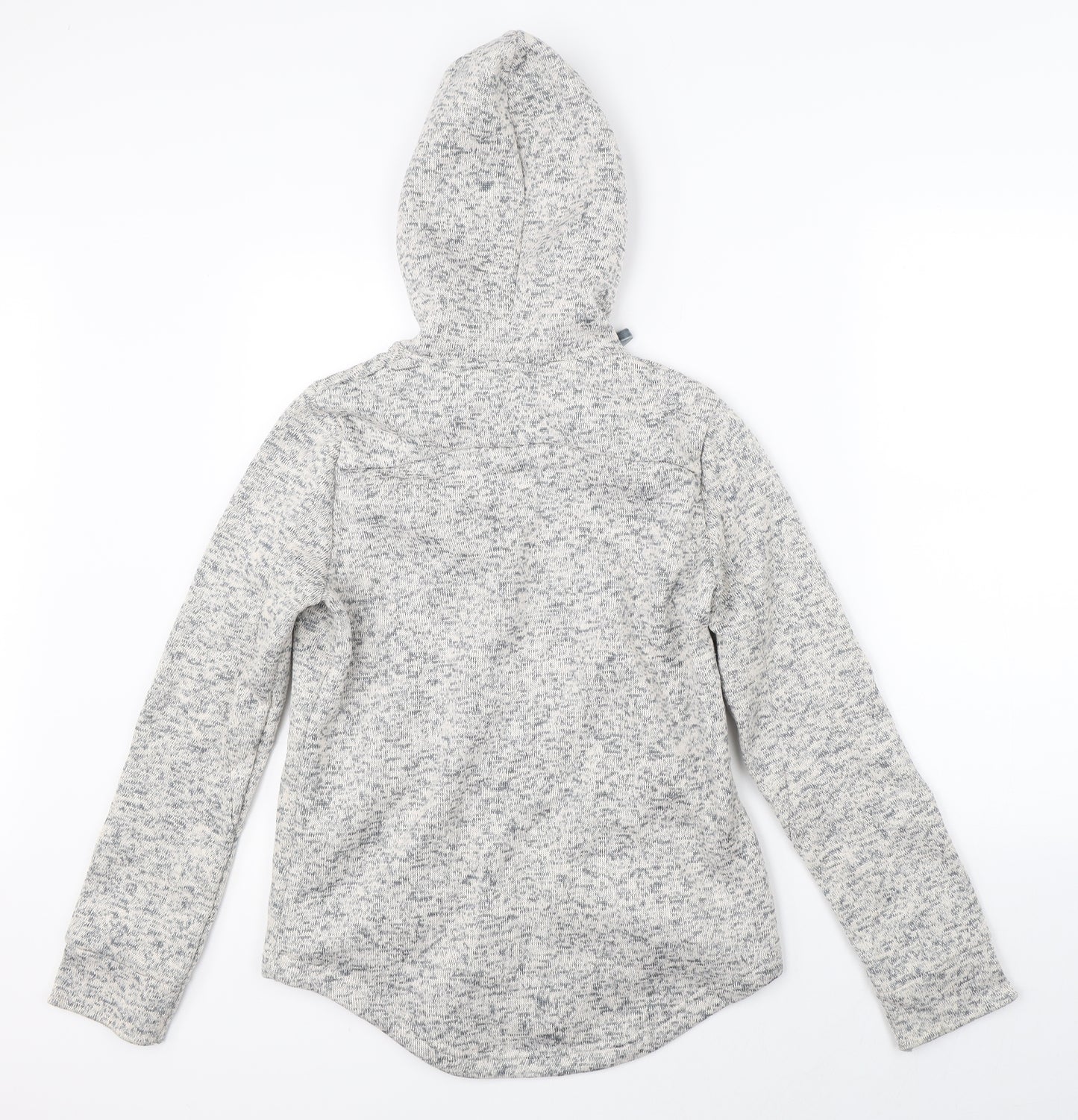 TU Womens Grey   Full Zip Hoodie Size 10