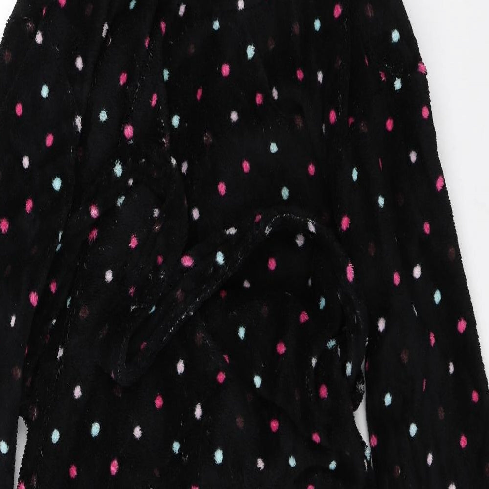 NEXT Womens Black Polka Dot   Robe Size M