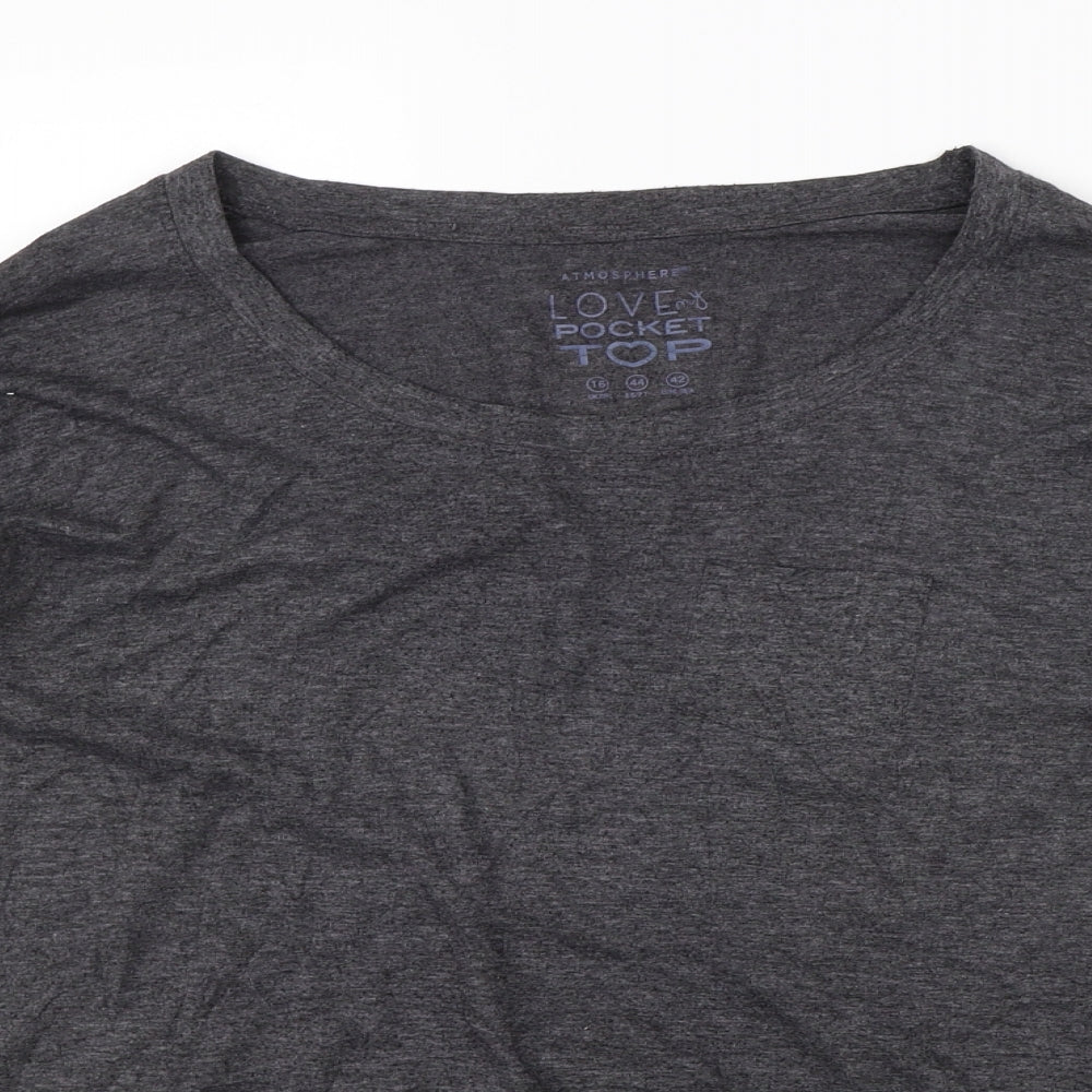 Atmoshpere Womens Grey   Pullover Jumper Size 16