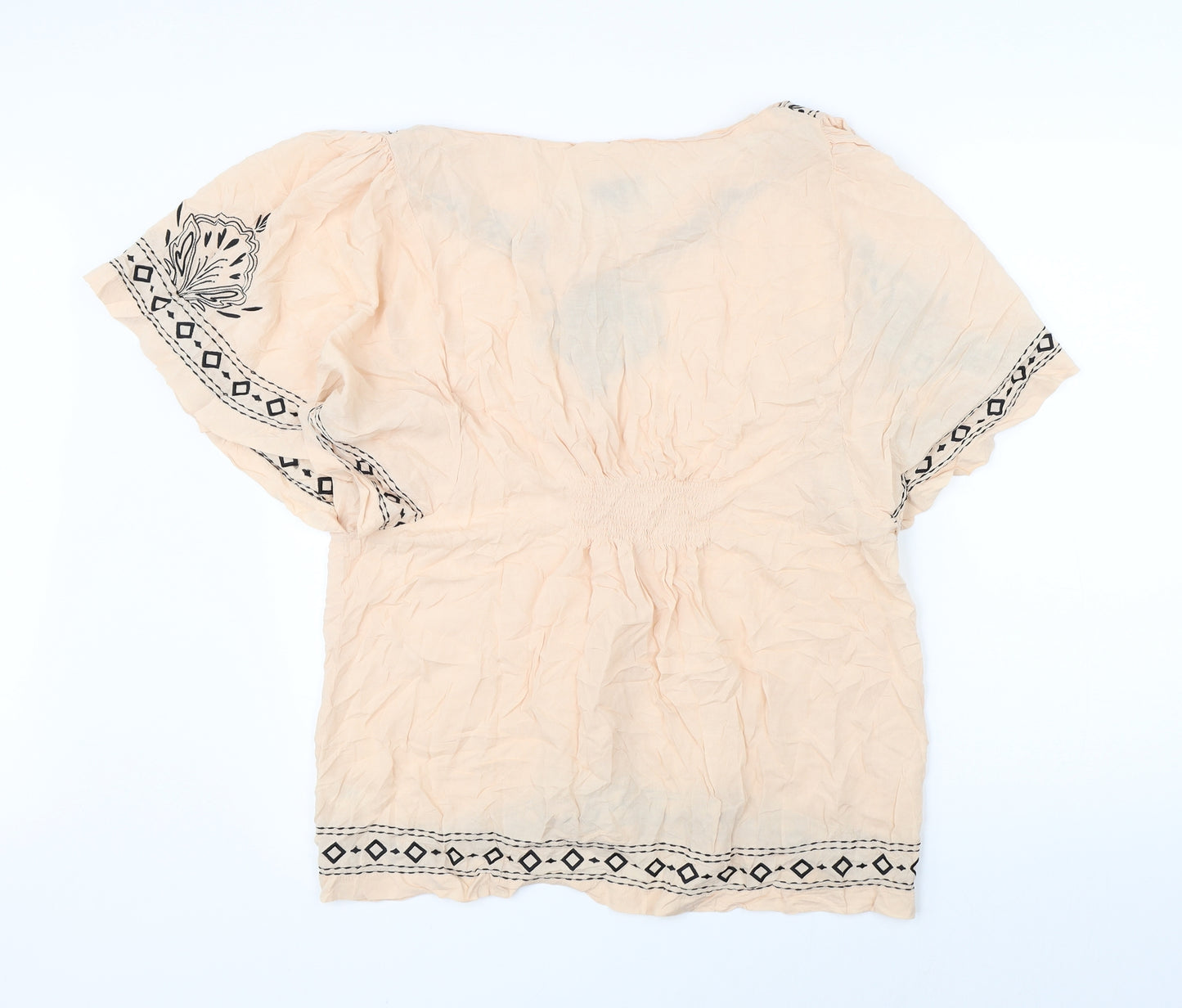 Topshop Womens Pink   Basic Blouse Size M