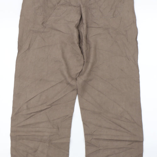 Marks & Spencer Mens Brown   Trousers  Size 34 L30 in