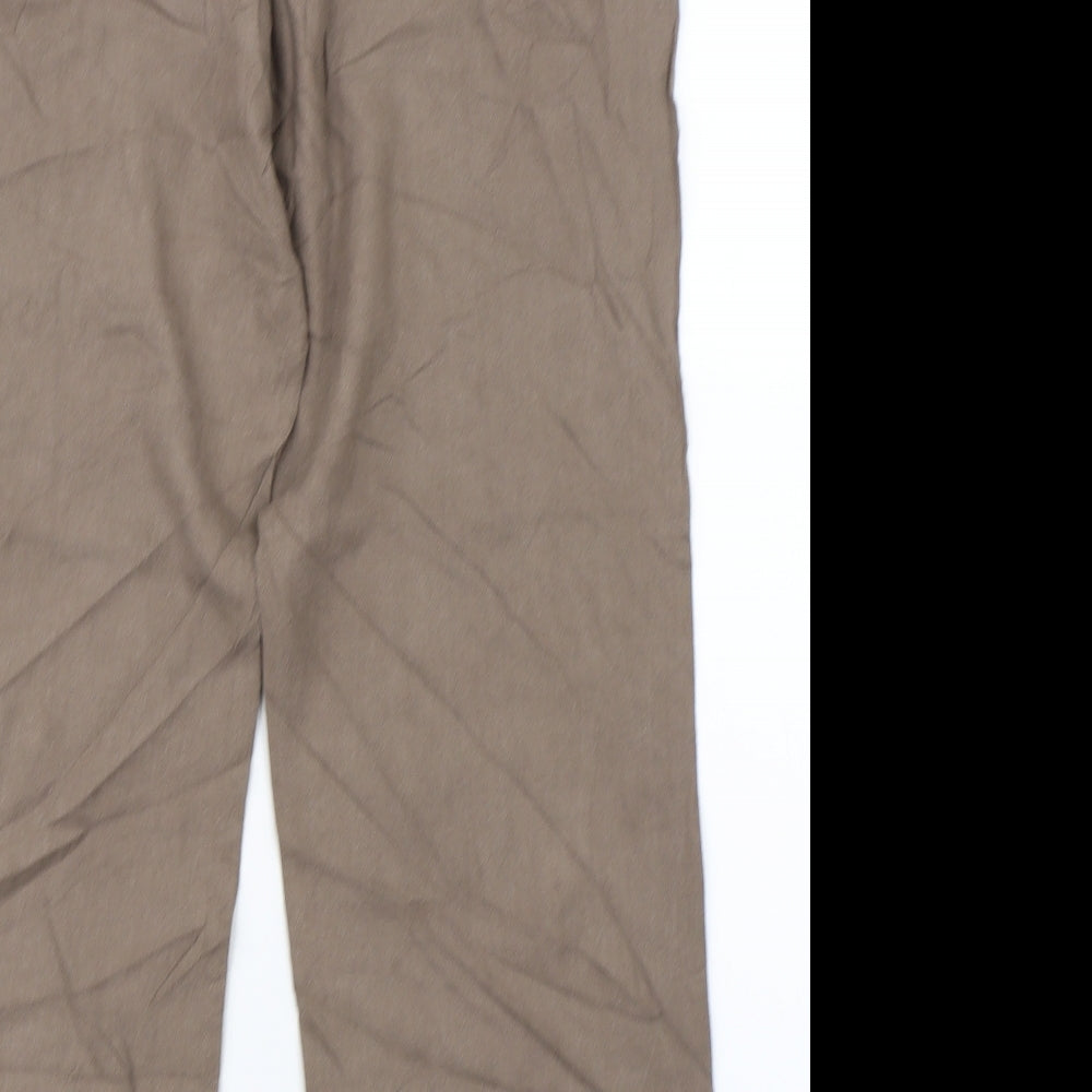 Marks & Spencer Mens Brown   Trousers  Size 34 L30 in