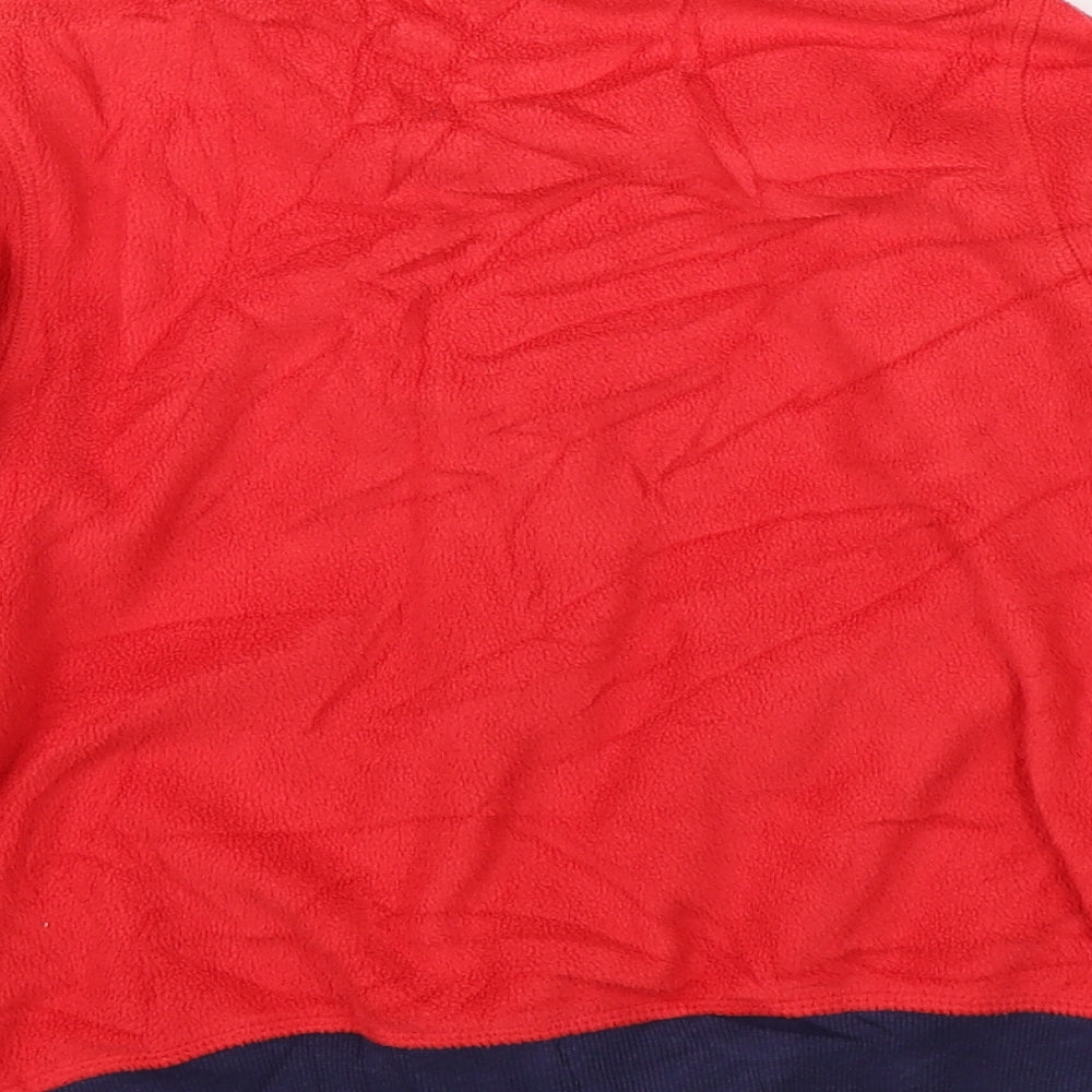 Marks & Spencer Boys Red   Full Zip Jumper Size 6-7 Years