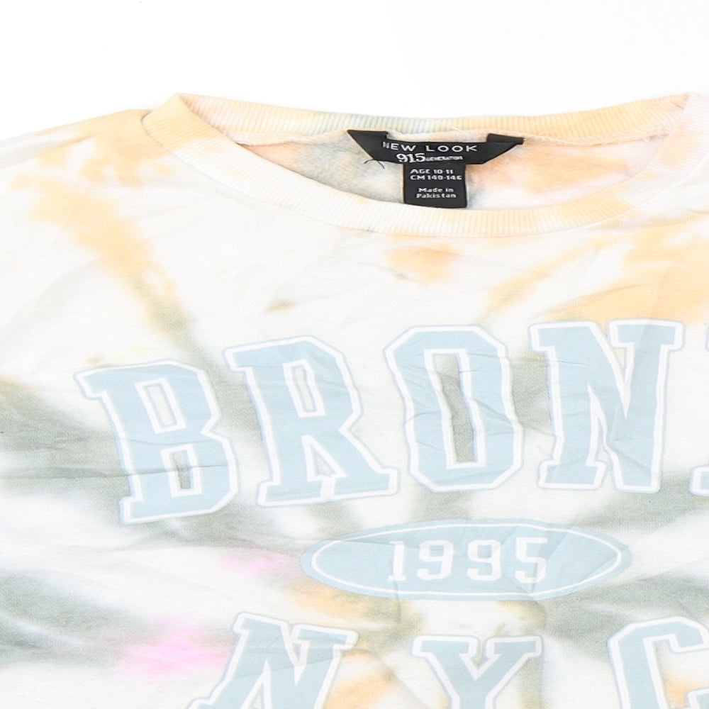 New Look Girls Multicoloured   Pullover Jumper Size 10-11 Years