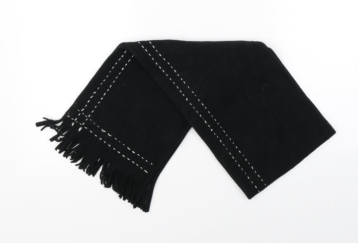 Preworn Mens Black Scarf One Size