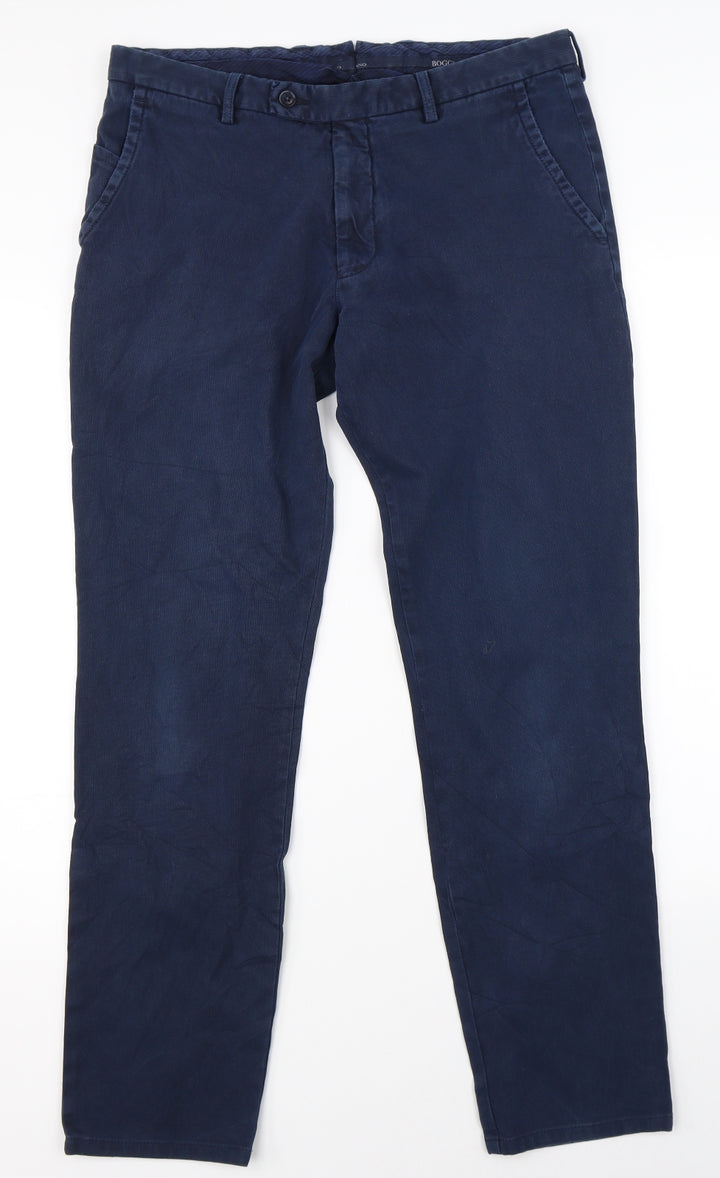 Boggi Milano Womens Blue   Straight Jeans Size 16 L28 in