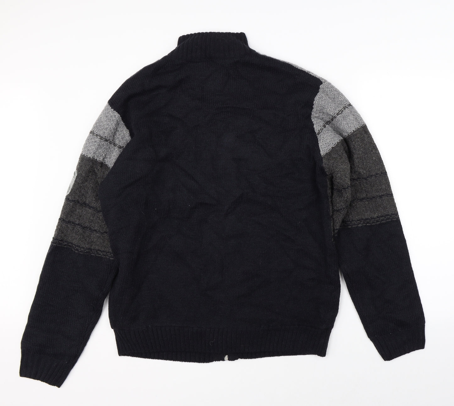 Atlas For Men Mens Grey   Full Zip Jumper Size L