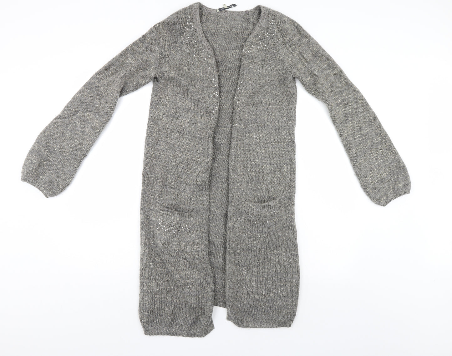Gerard Darel Womens Grey   Cardigan Jumper Size 4  - baggy look