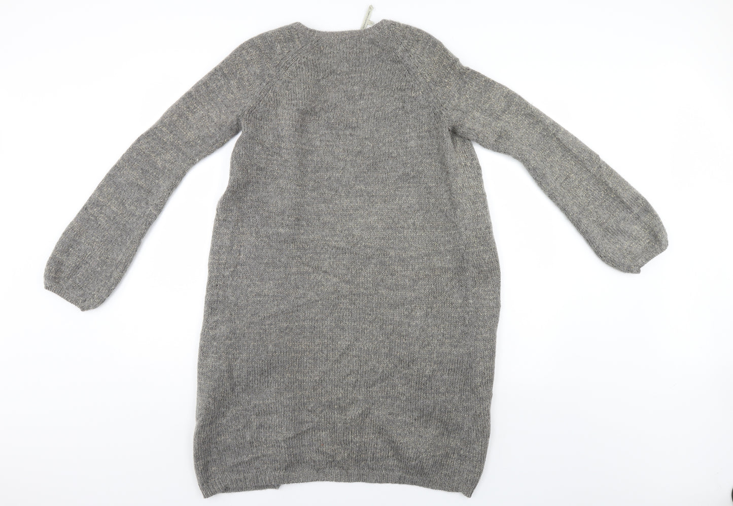Gerard Darel Womens Grey   Cardigan Jumper Size 4  - baggy look