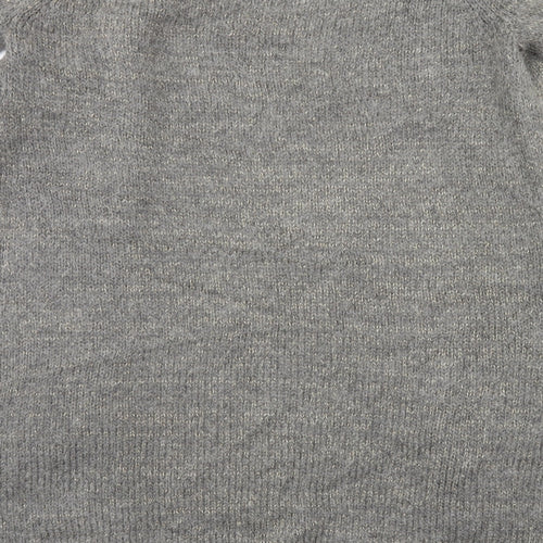Gerard Darel Womens Grey   Cardigan Jumper Size 4  - baggy look