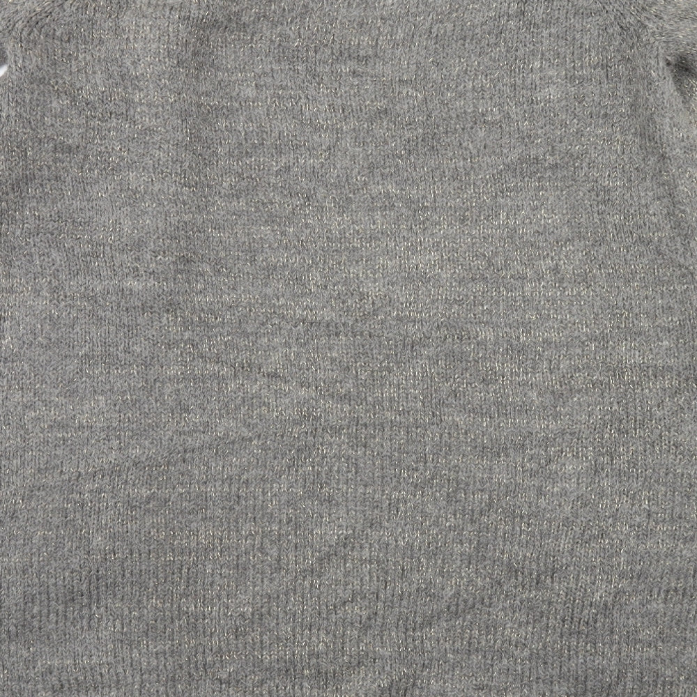 Gerard Darel Womens Grey   Cardigan Jumper Size 4  - baggy look