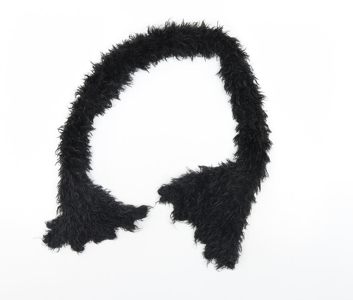 Preworn Womens Black    Scarf