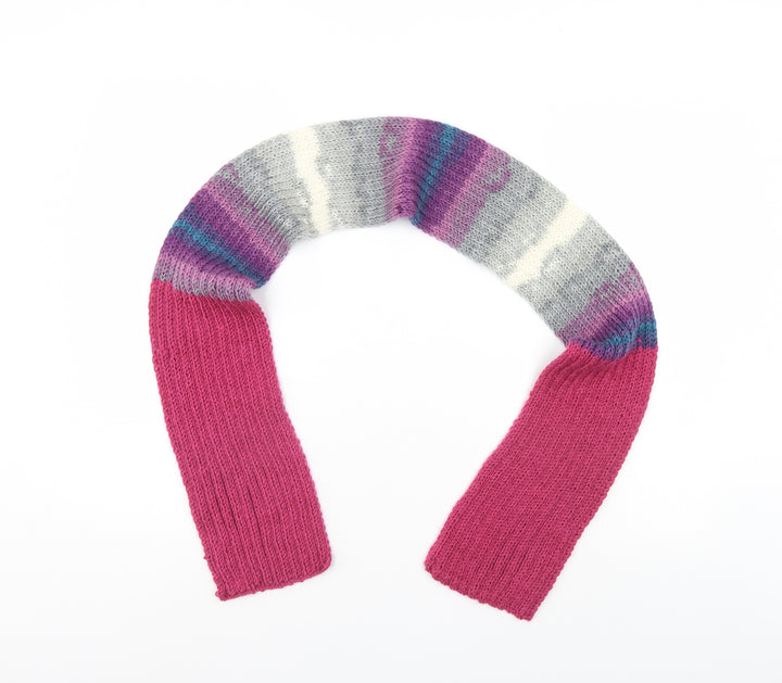 Preworn Womens Multicoloured Striped Scarf