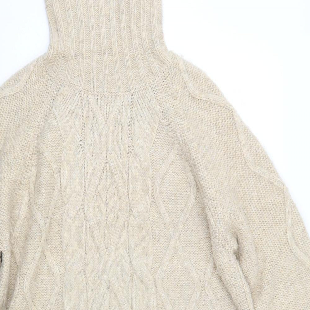 TU Womens Beige Argyle/Diamond  Pullover Jumper Size 18