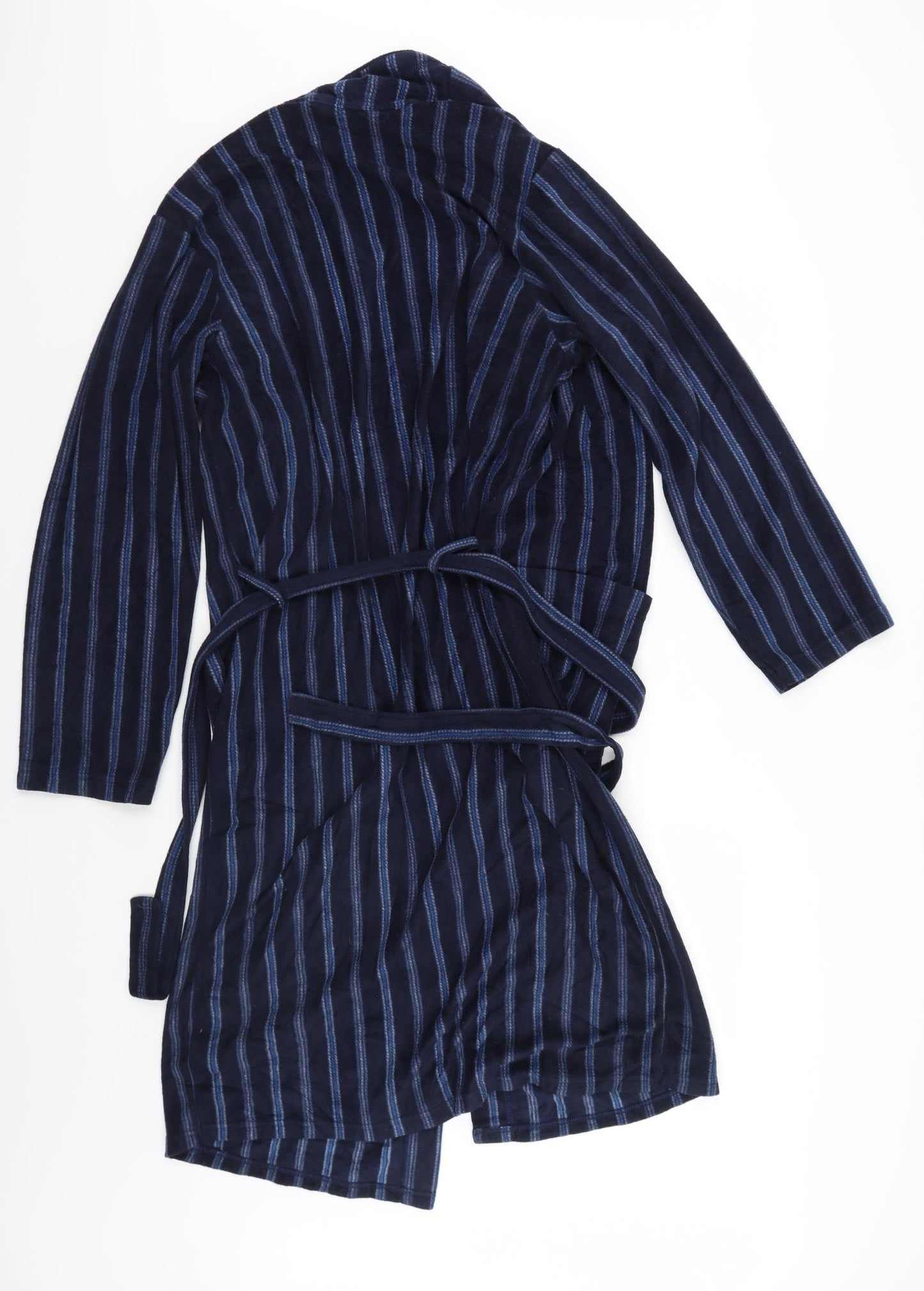 M&S Mens Blue Striped   Gown Size S