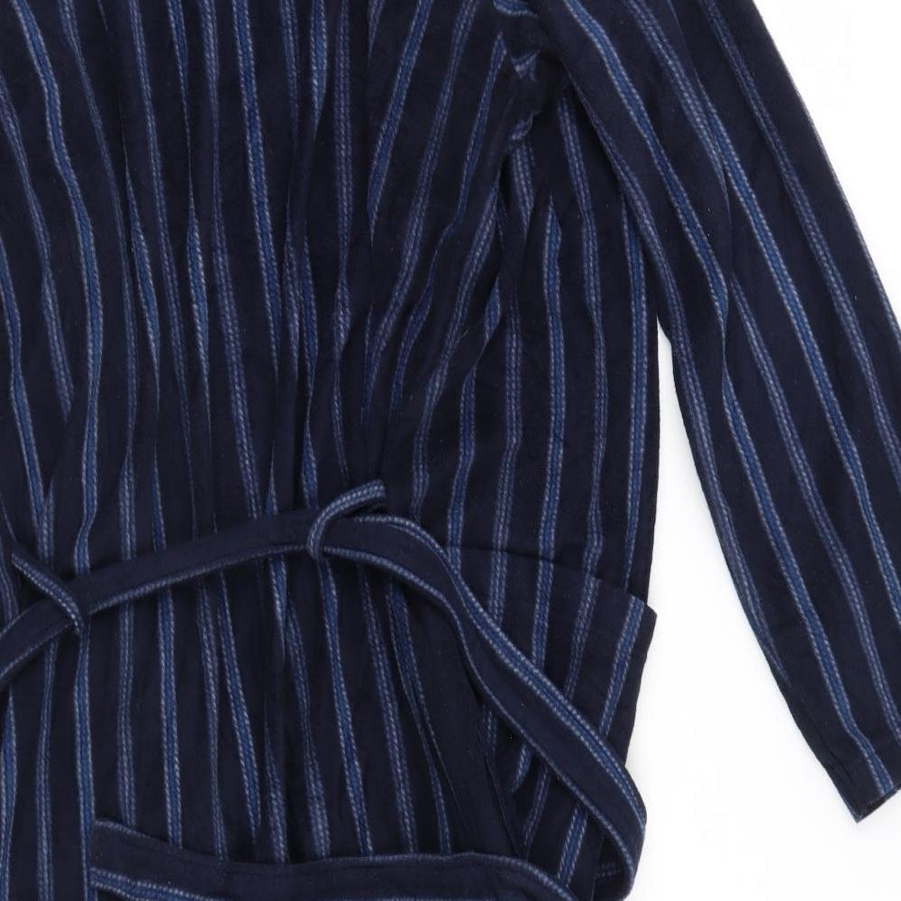 M&S Mens Blue Striped   Gown Size S