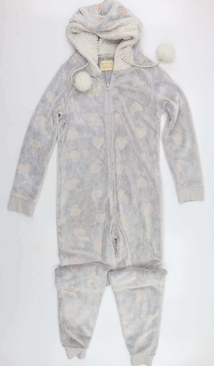 F&F Womens Grey Polka Dot   One Piece Size S