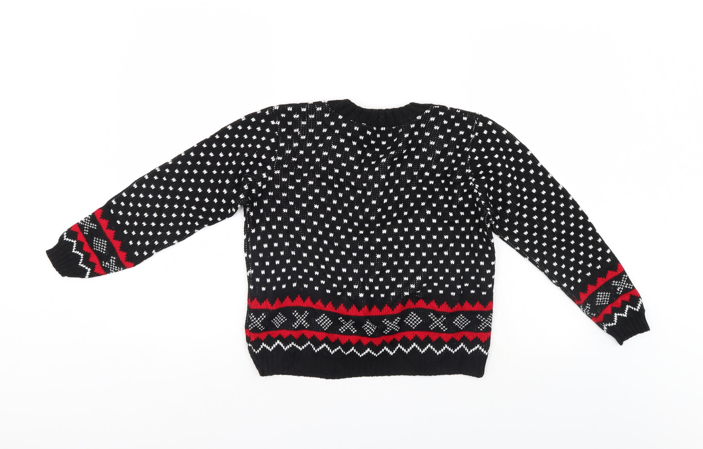 Preworn Girls Multicoloured   Pullover Jumper Size 10 Years  - christmas