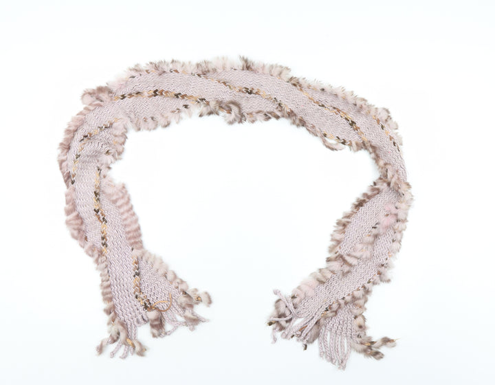 Preworn Womens Pink Scarf