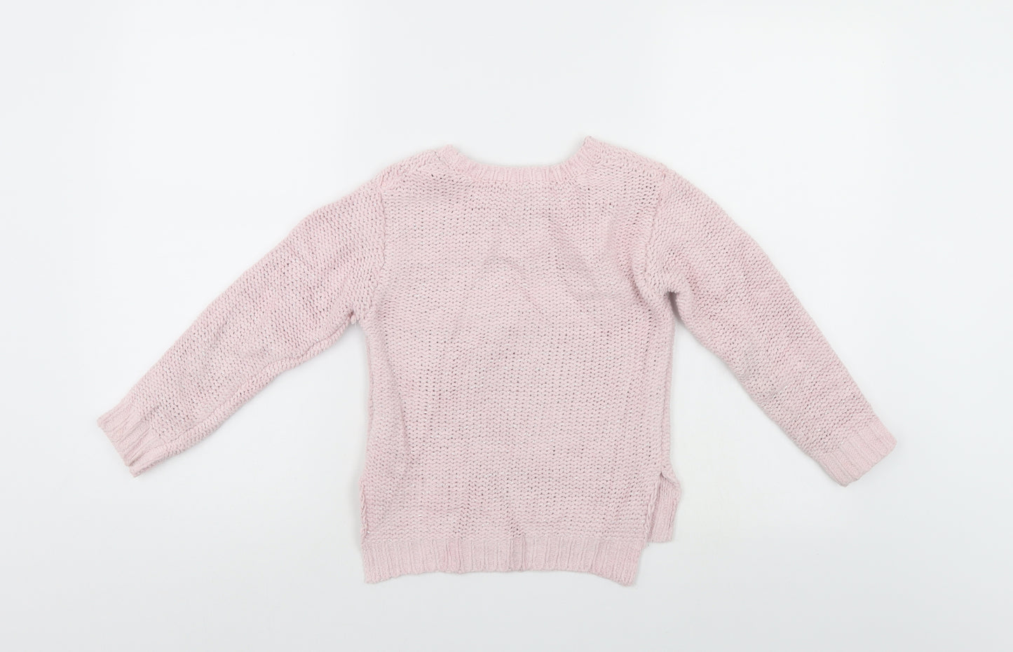 St Bernard Girls Pink   Pullover Jumper Size 6 Years