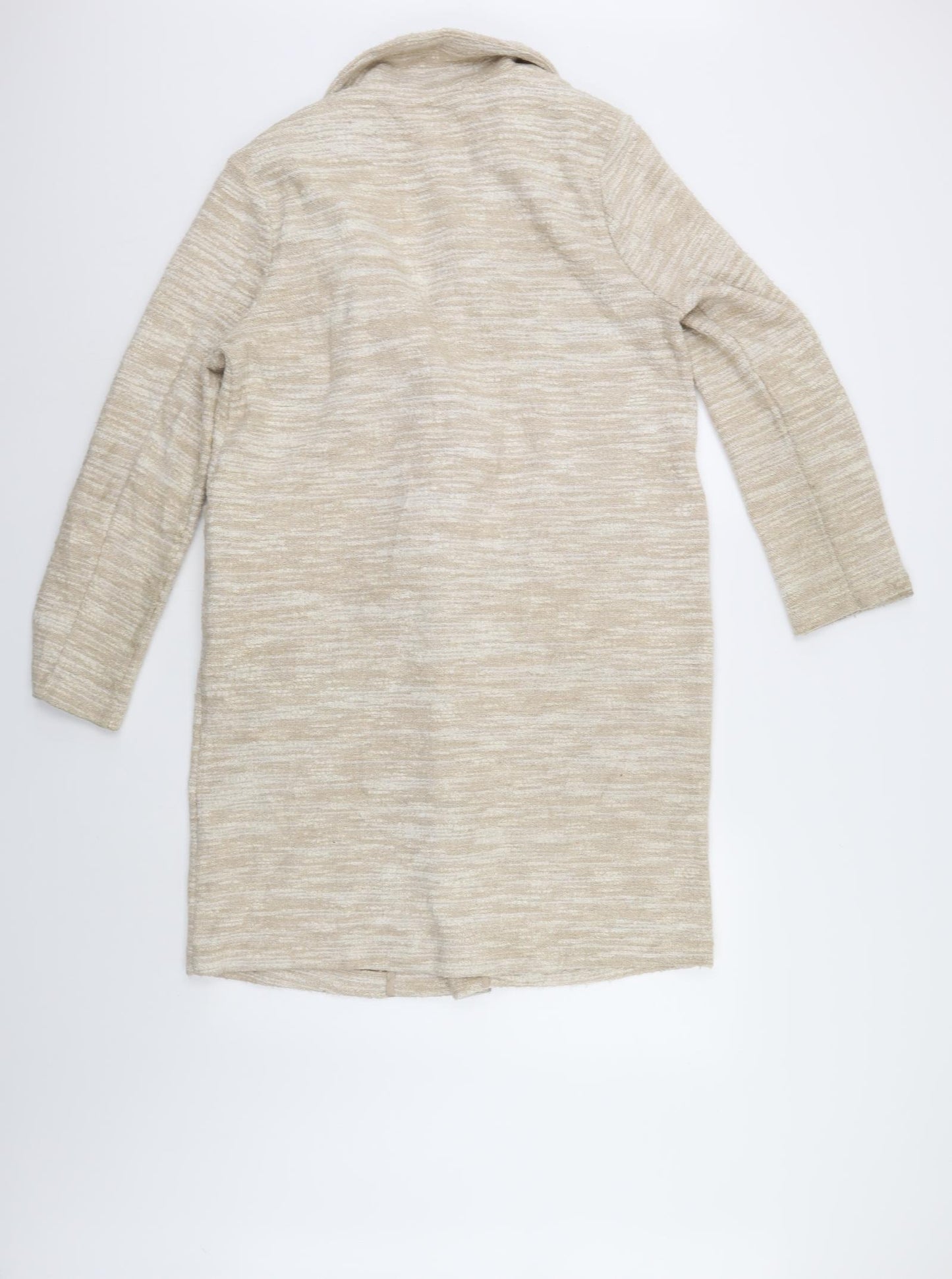 F&F Womens Ivory   Overcoat Coatigan Size 12